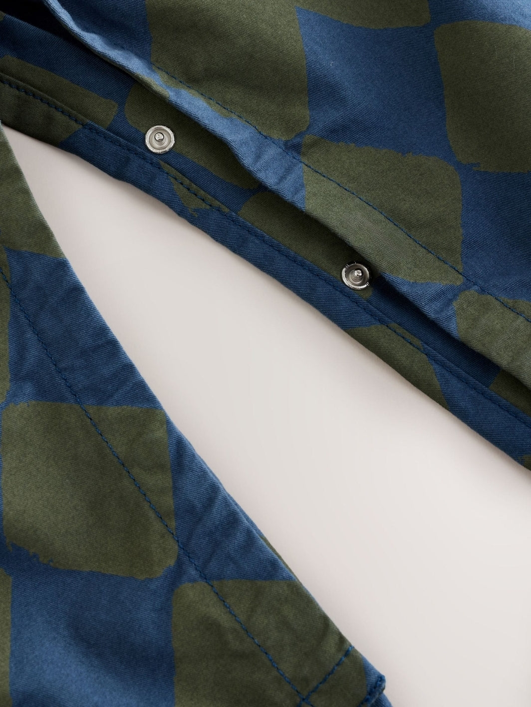 Green/Blue Harlequin Dungarees