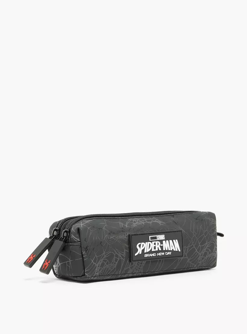 Spiderman Print Pencil Case