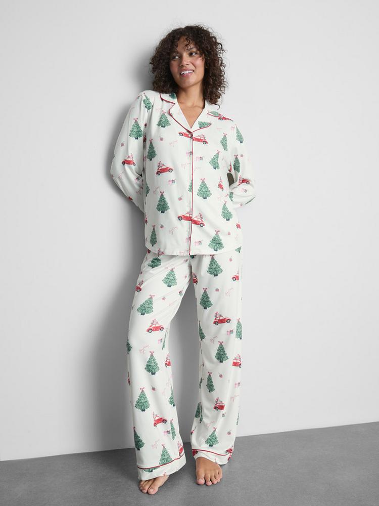 Primark Christmas Printed Boyfriend Pyjamas