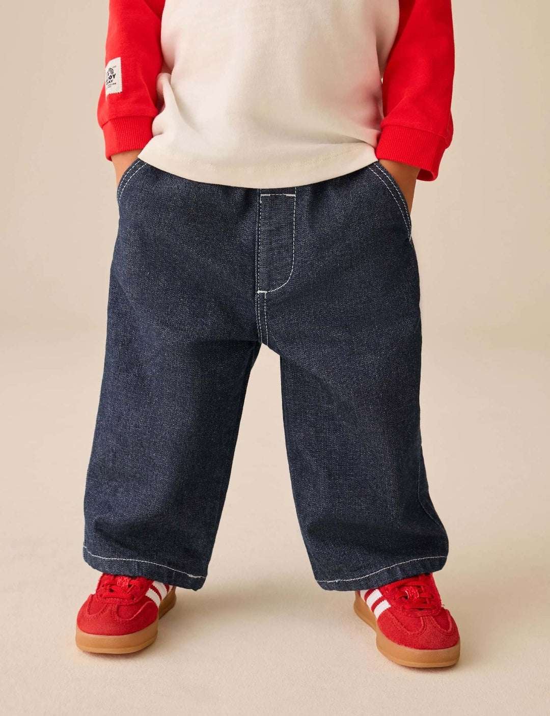 Rinse Wash Wide Fit Jeans