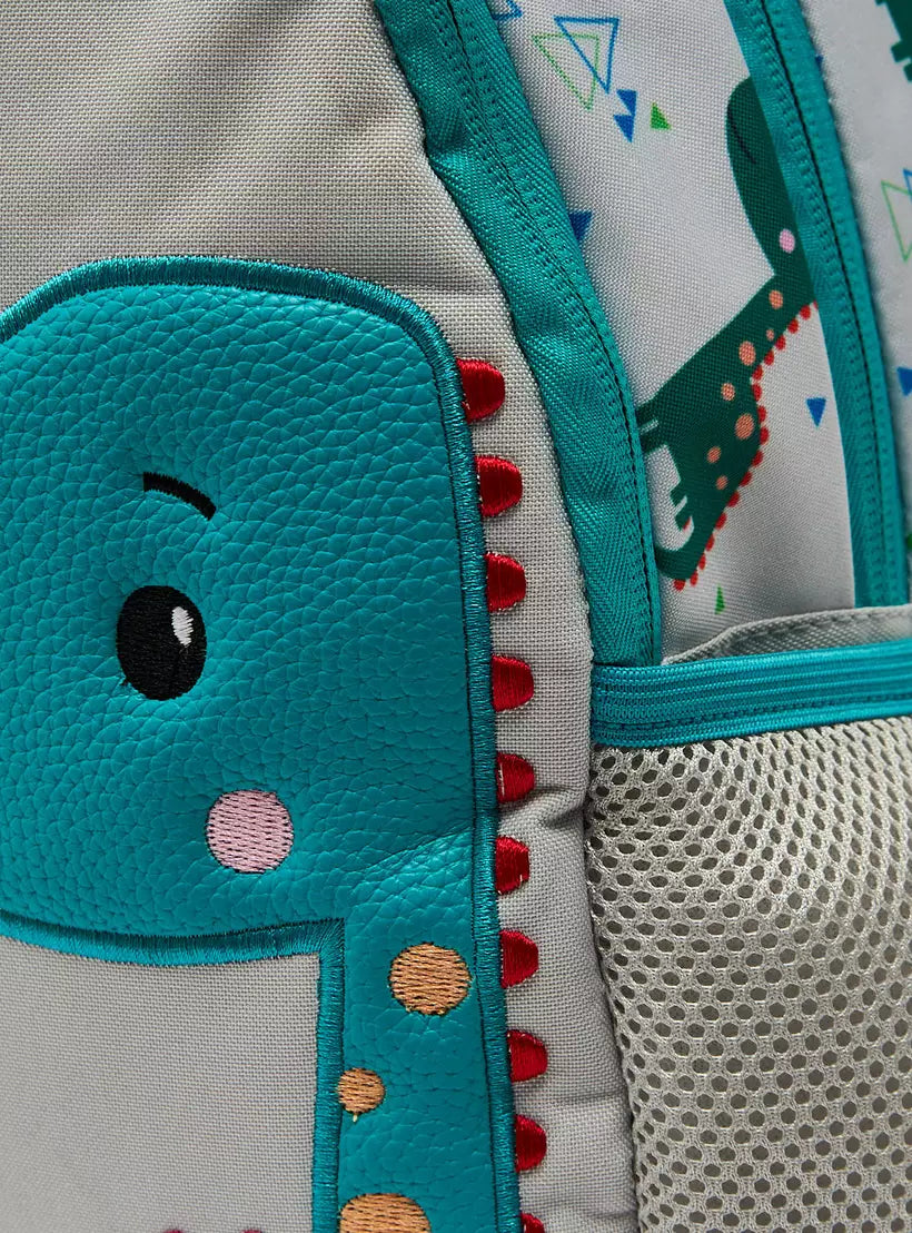 Dinosaur Print Backpack for Boys  14 inches