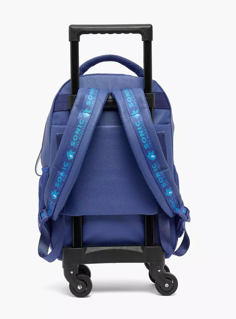 SEGA Sonic the Hedgehog Trolley Bag for Boys 16 inches