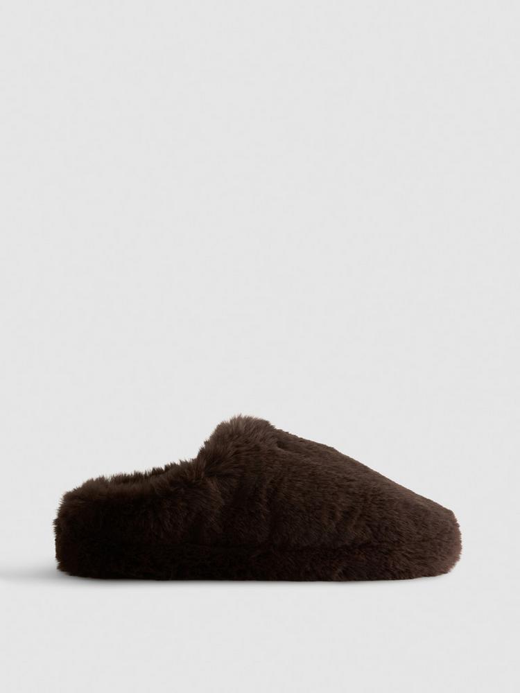 Primark Faux Fur Mule Slippers