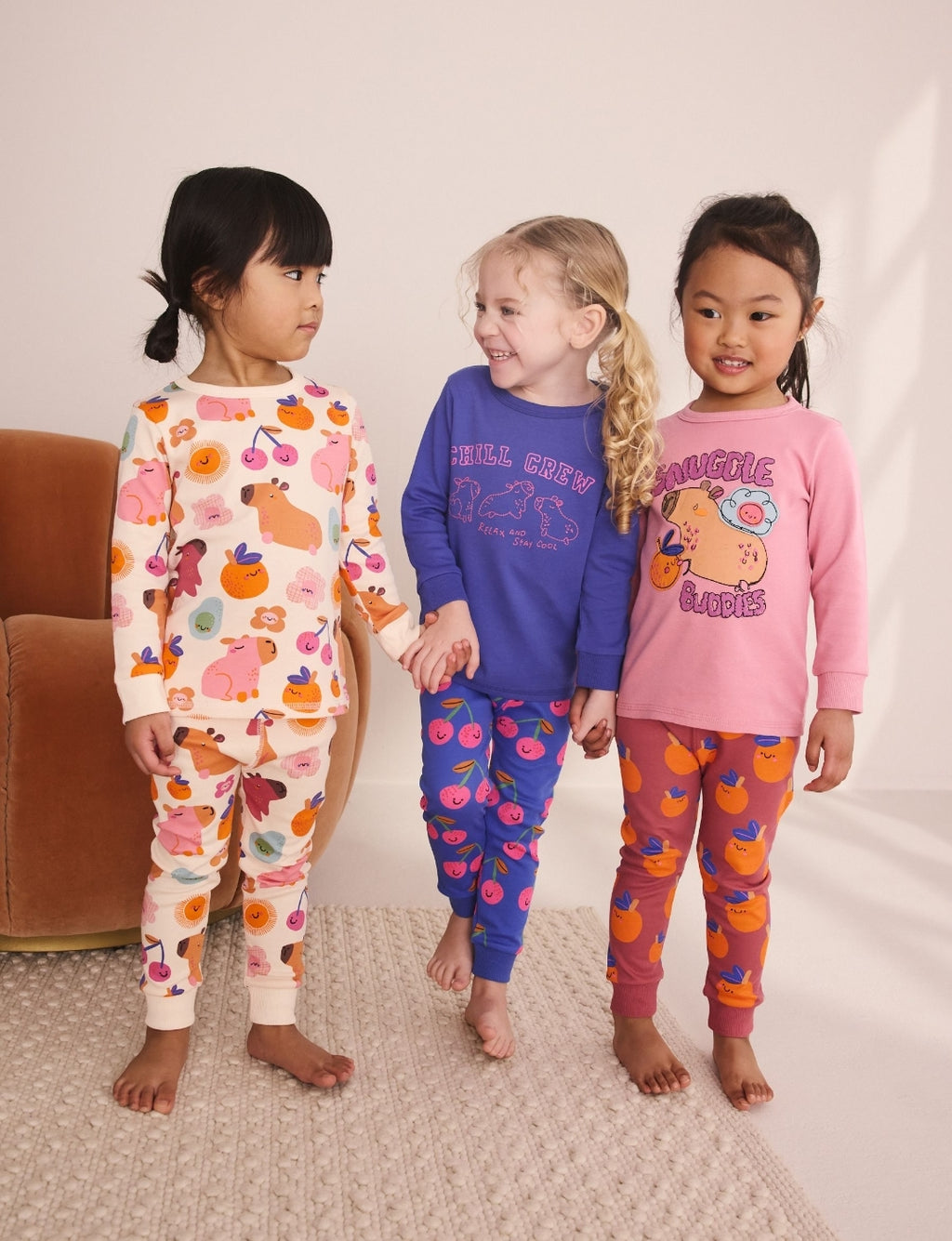 Cobalt Capybara Print Snuggle
Pyjamas 3 Pack