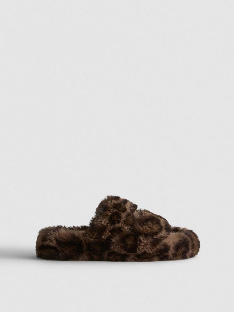 Primark Double Strap Fluffy Slippers