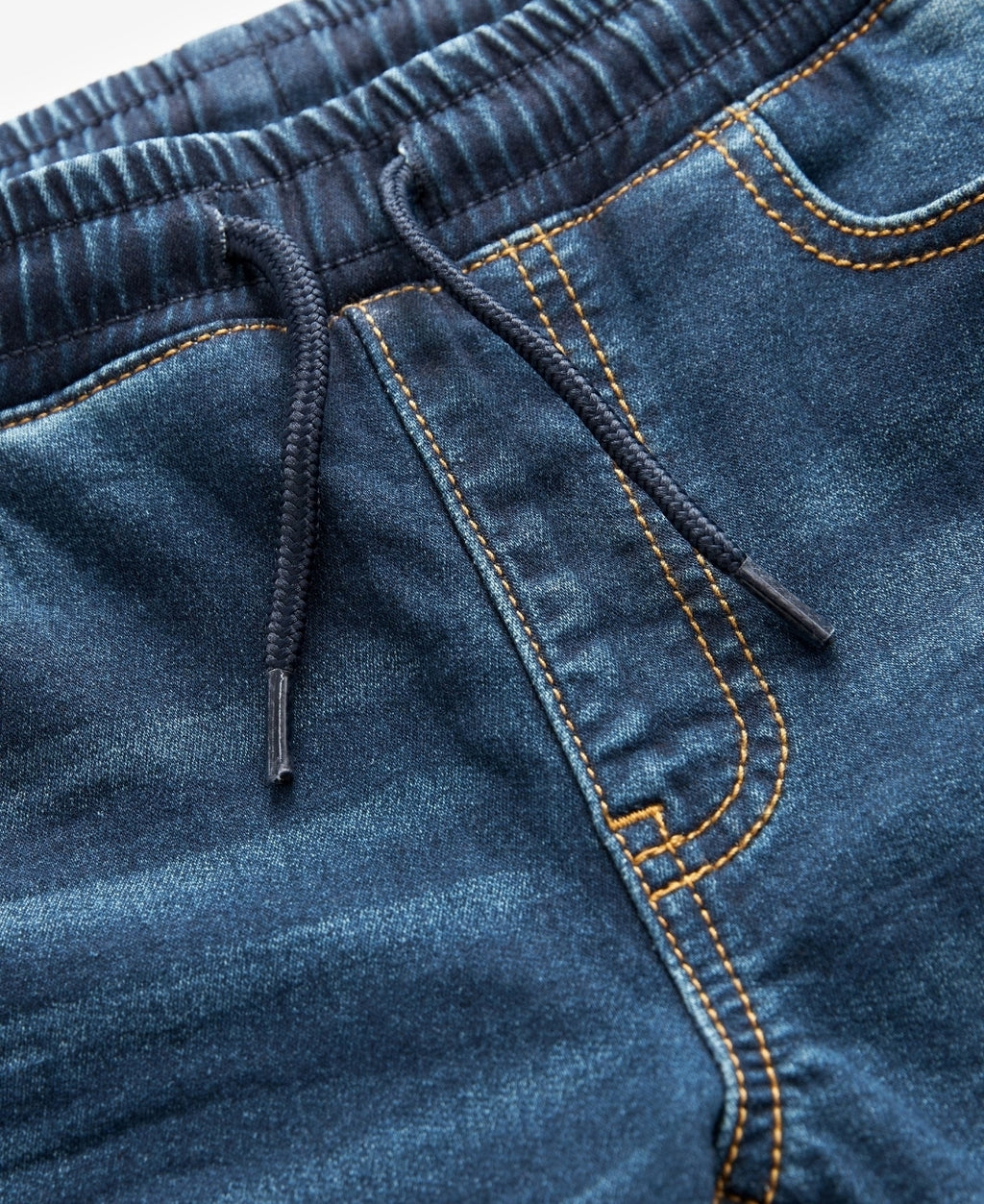 Indigo Blue Skinny Fit Stretch Elasticated Waist Jeans