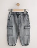 Grey Comfort Stretch Wide Cargo
Jeans