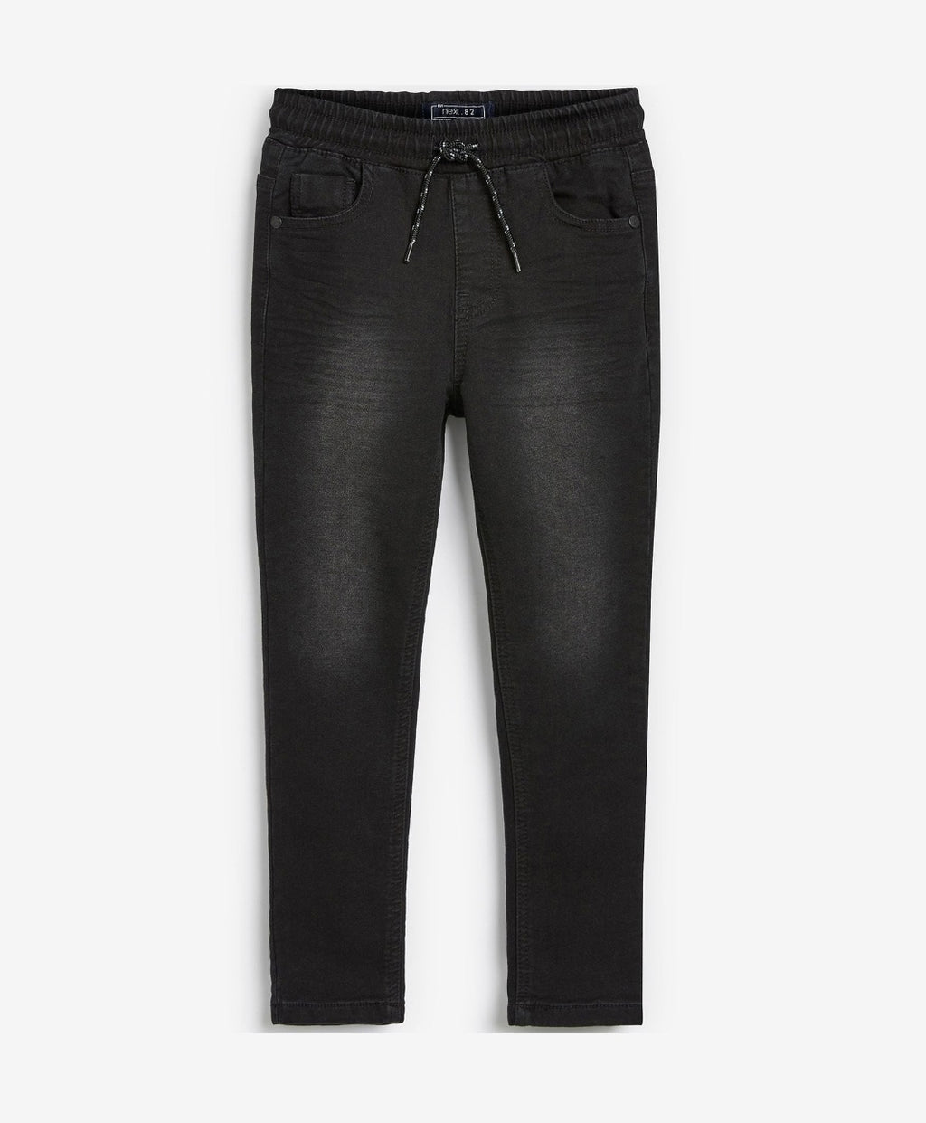 Black Skinny Fit Stretch Elasticated Waist Jeans