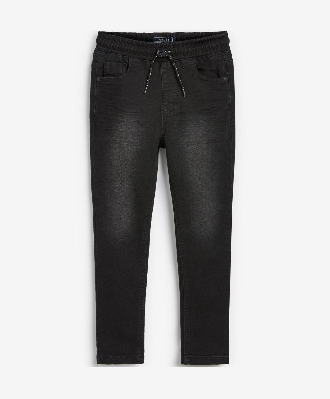 Black Skinny Fit Stretch Elasticated Waist Jeans
