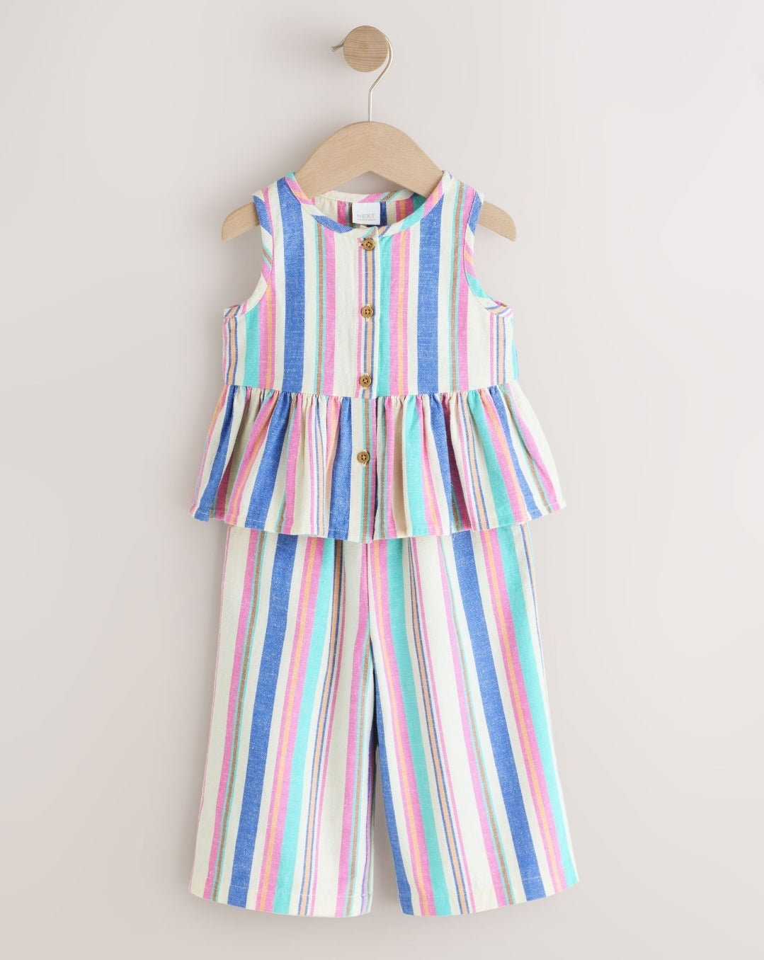 Blue Stripe Blouse And Trousers
Co-ord Set