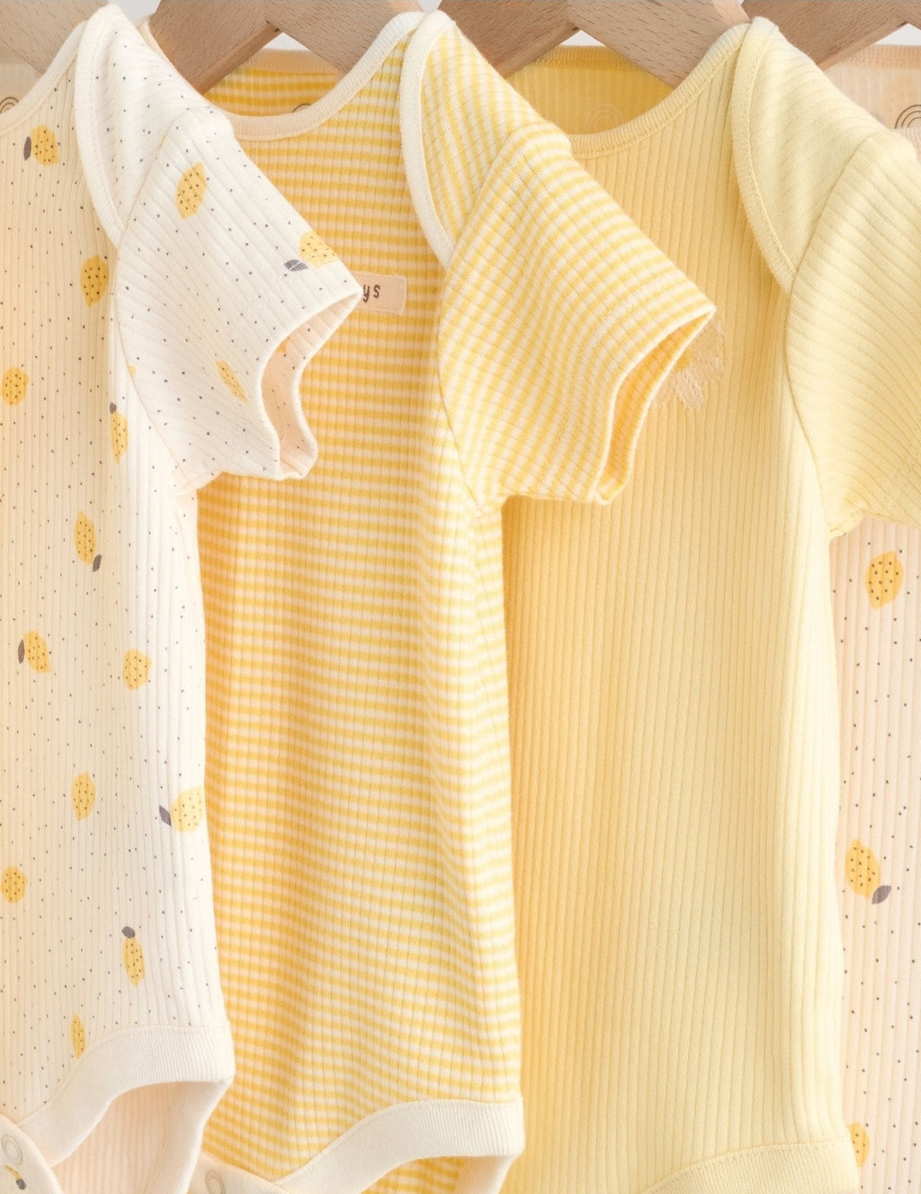 Yellow Lemons 5 Pack Short Sleeve
Baby Bodysuits