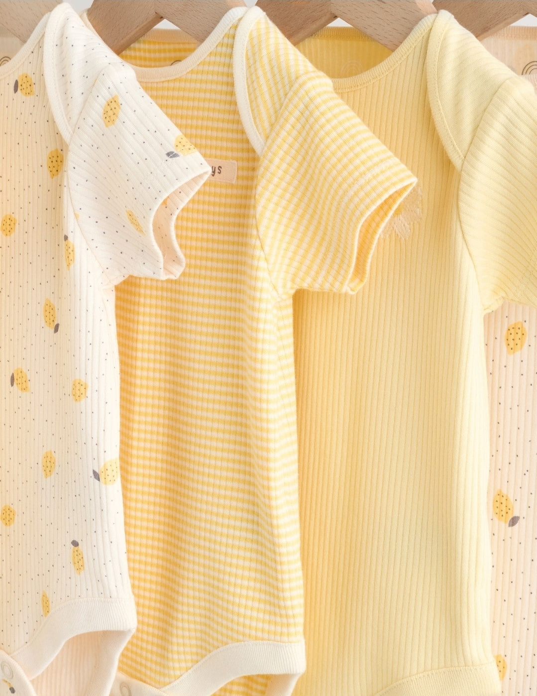 Yellow Lemons 5 Pack Short Sleeve
Baby Bodysuits