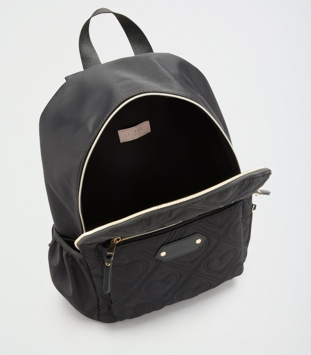 Lipsy Black School Bag and Pencil
Case 2 Pack