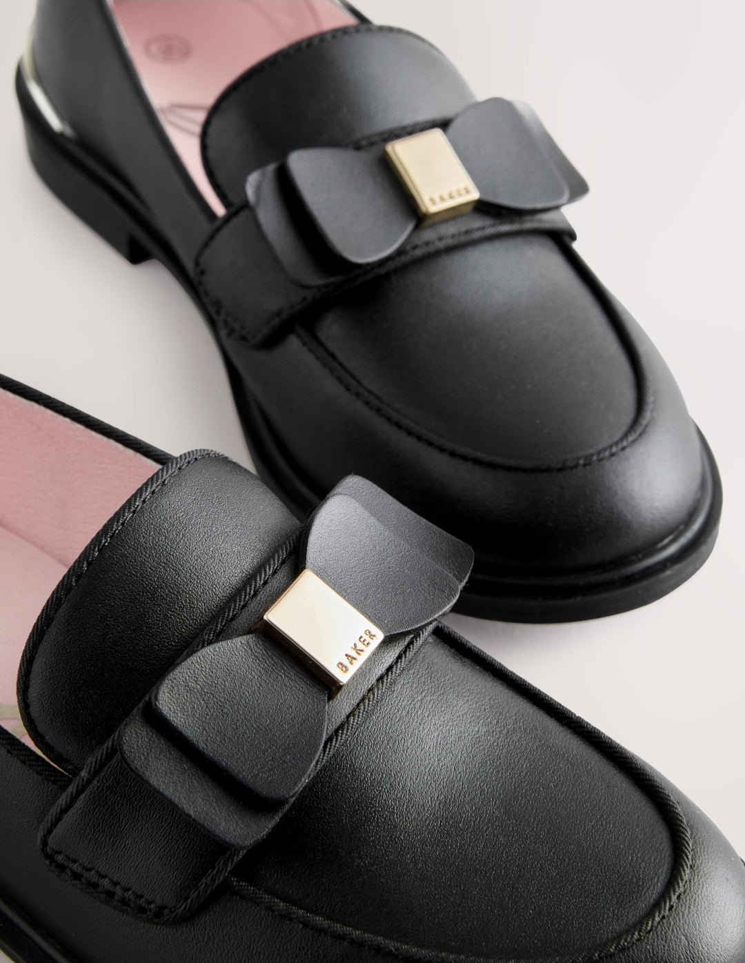 Baker by Ted Baker Back to School
Slim Bow Black Loafers