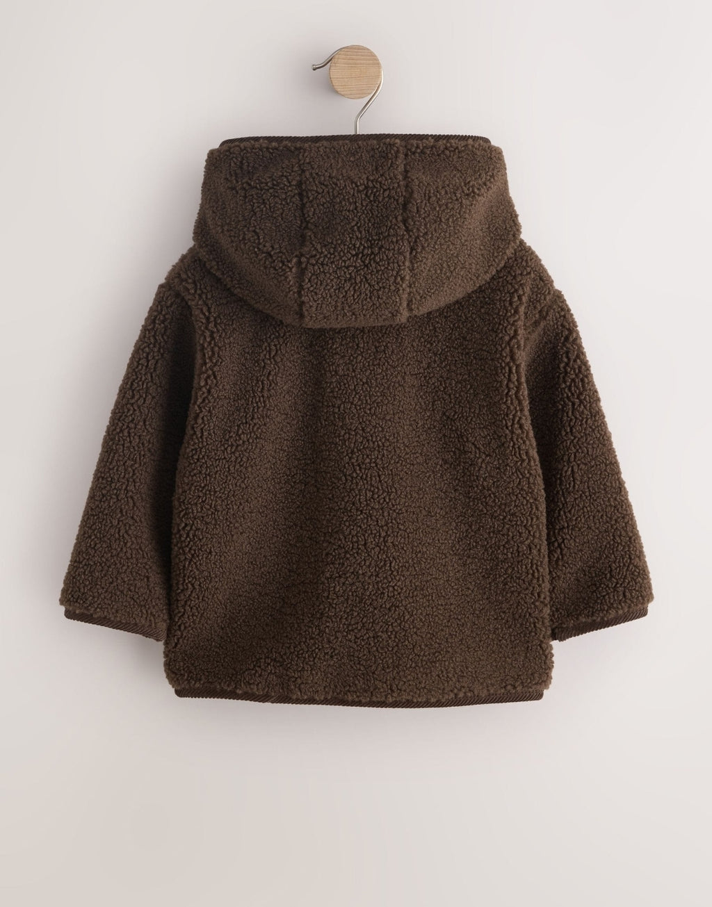 Chocolate Brown Hooded Fleece
