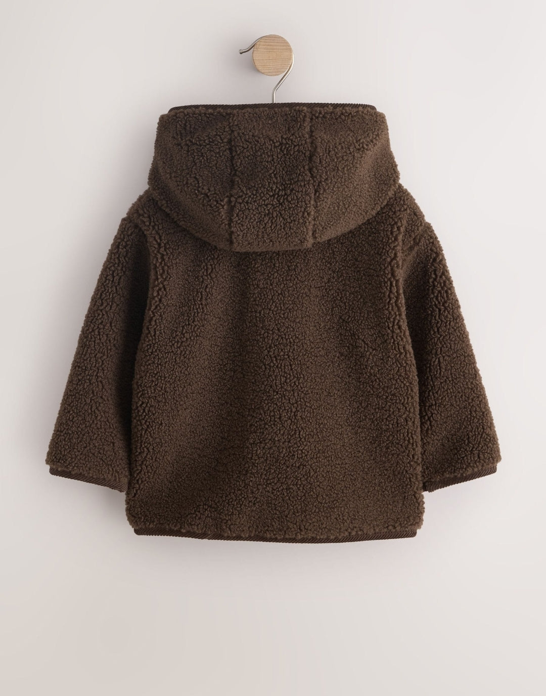 Chocolate Brown Hooded Fleece