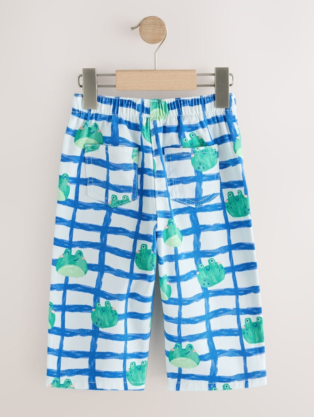 Stripe Frog Printed Jeans