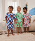 Blue/Green/Red/White Lobster & Chilii Seaside Short Pyjamas 3