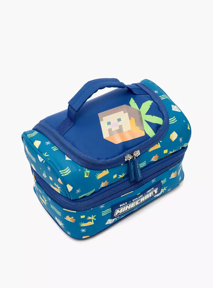 Minecraft Print Lunch Bag