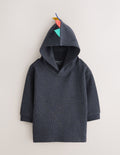 Navy Dinosaur Spike Long Sleeve Hoodie