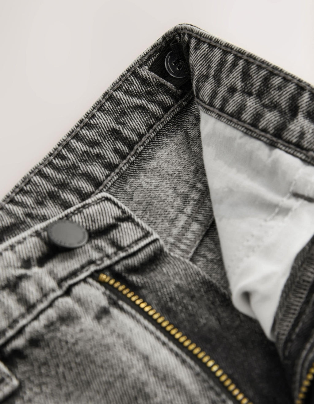 Dark Grey Super-wide Fit Authentic Jeans
