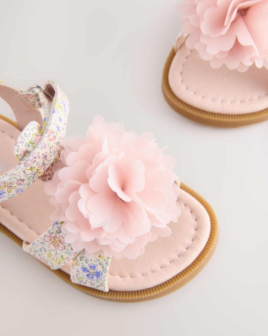 Pink Flower Corsage Sandals