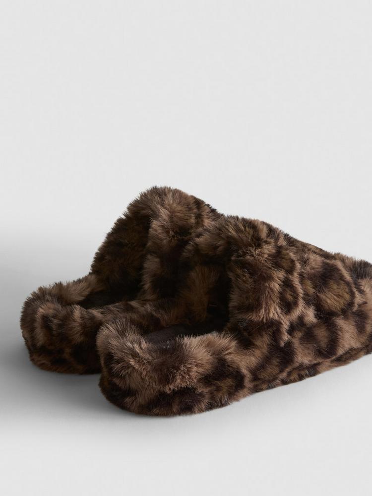 Primark Double Strap Fluffy Slippers