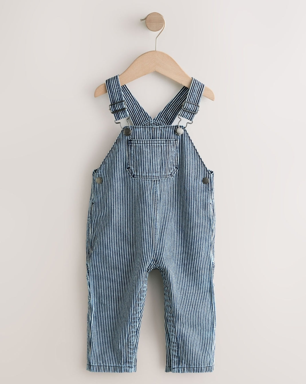 Ticking Stripe Dungarees