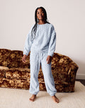 Blue Cosy Fleece Pyjamas