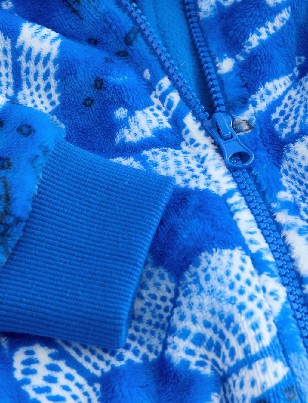 Blue Football Fleece All-In-One