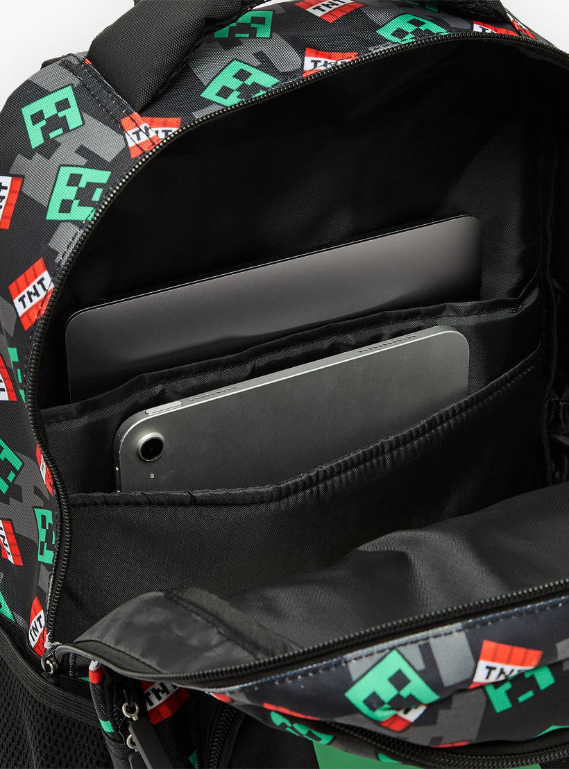Minecraft Printed Backpack for Boys  17 inches