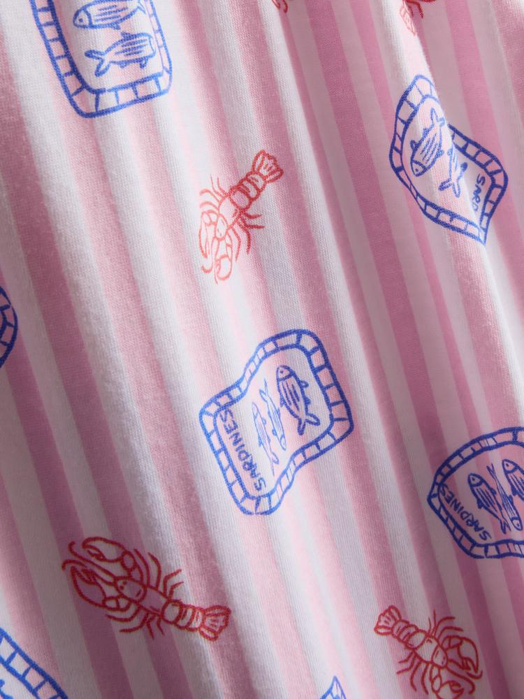 Printed Cotton Pyjama Set