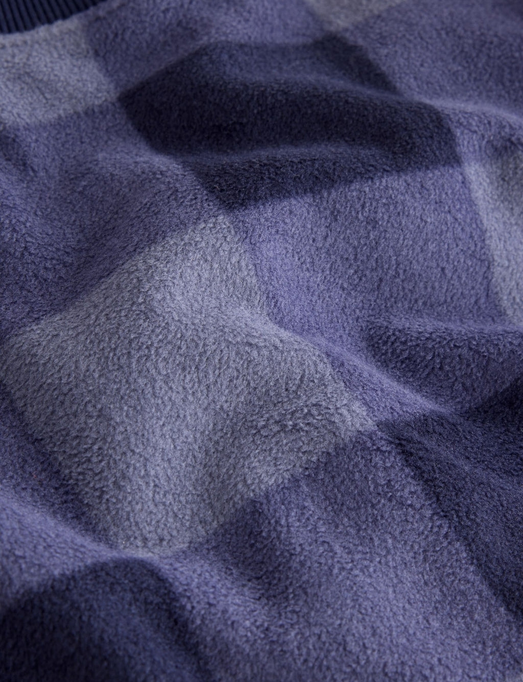 Blue Check Cosy Fleece Pyjamas Set