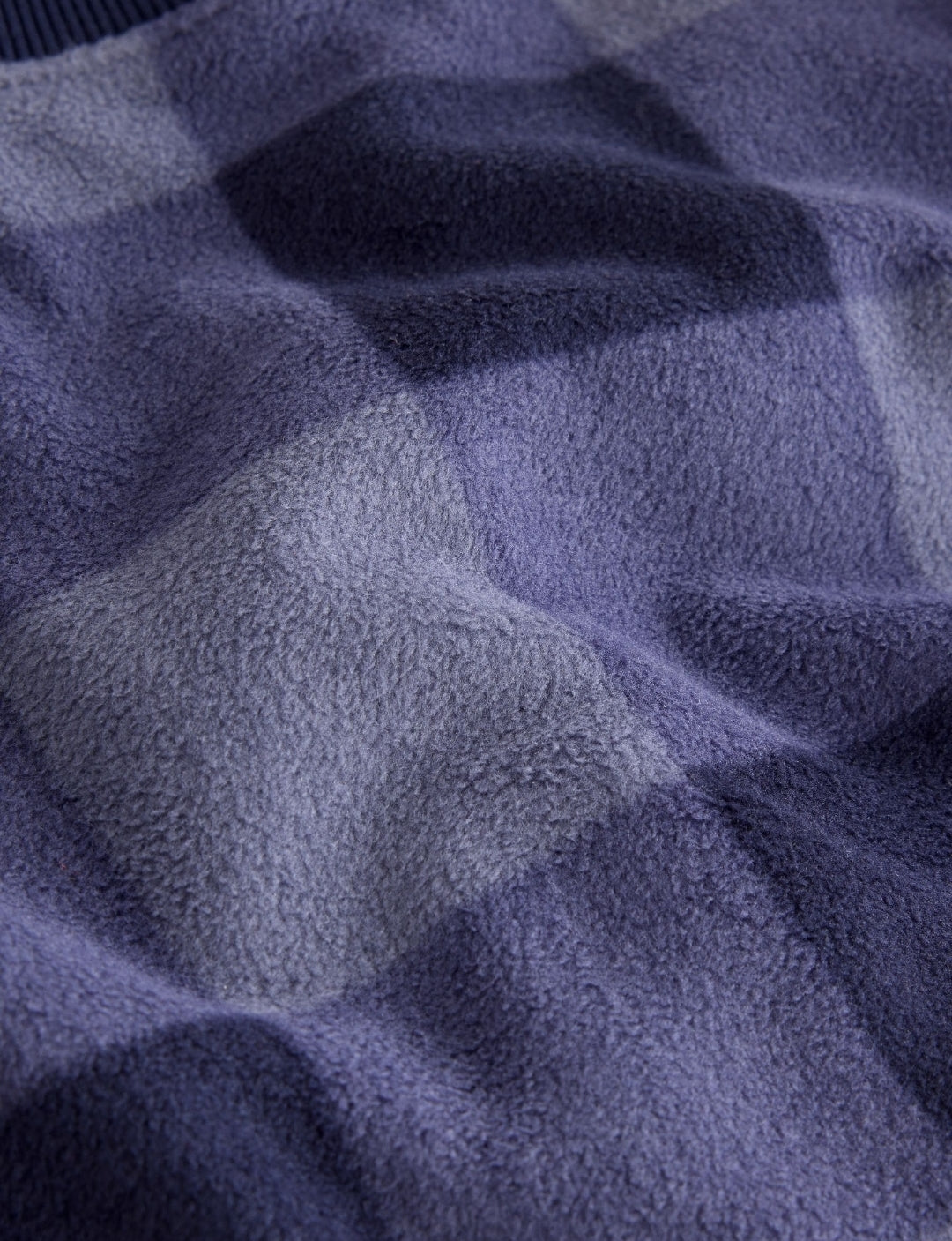 Blue Check Cosy Fleece Pyjamas Set