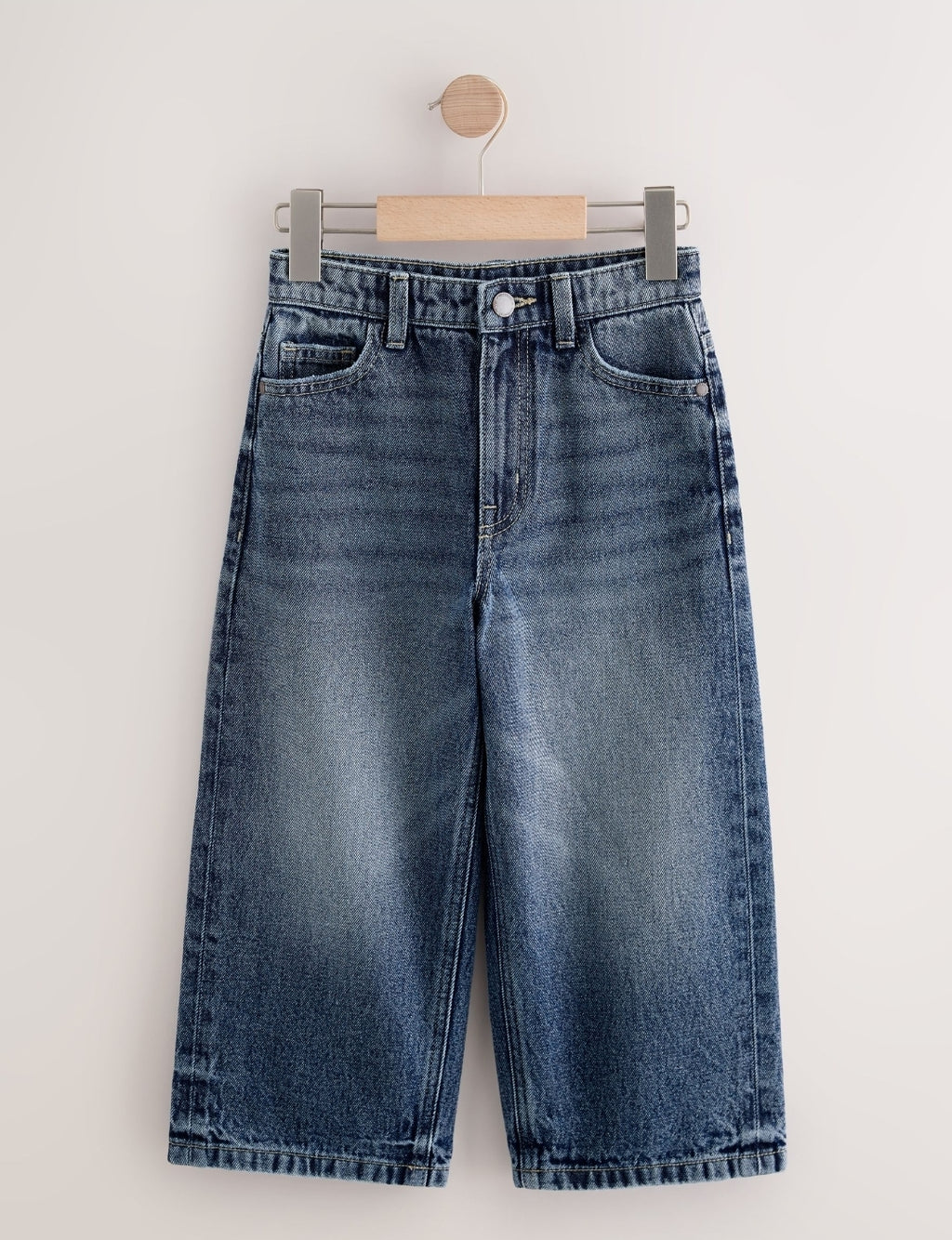 Dark Blue Denim Super-wide Fit Authentic Jeans