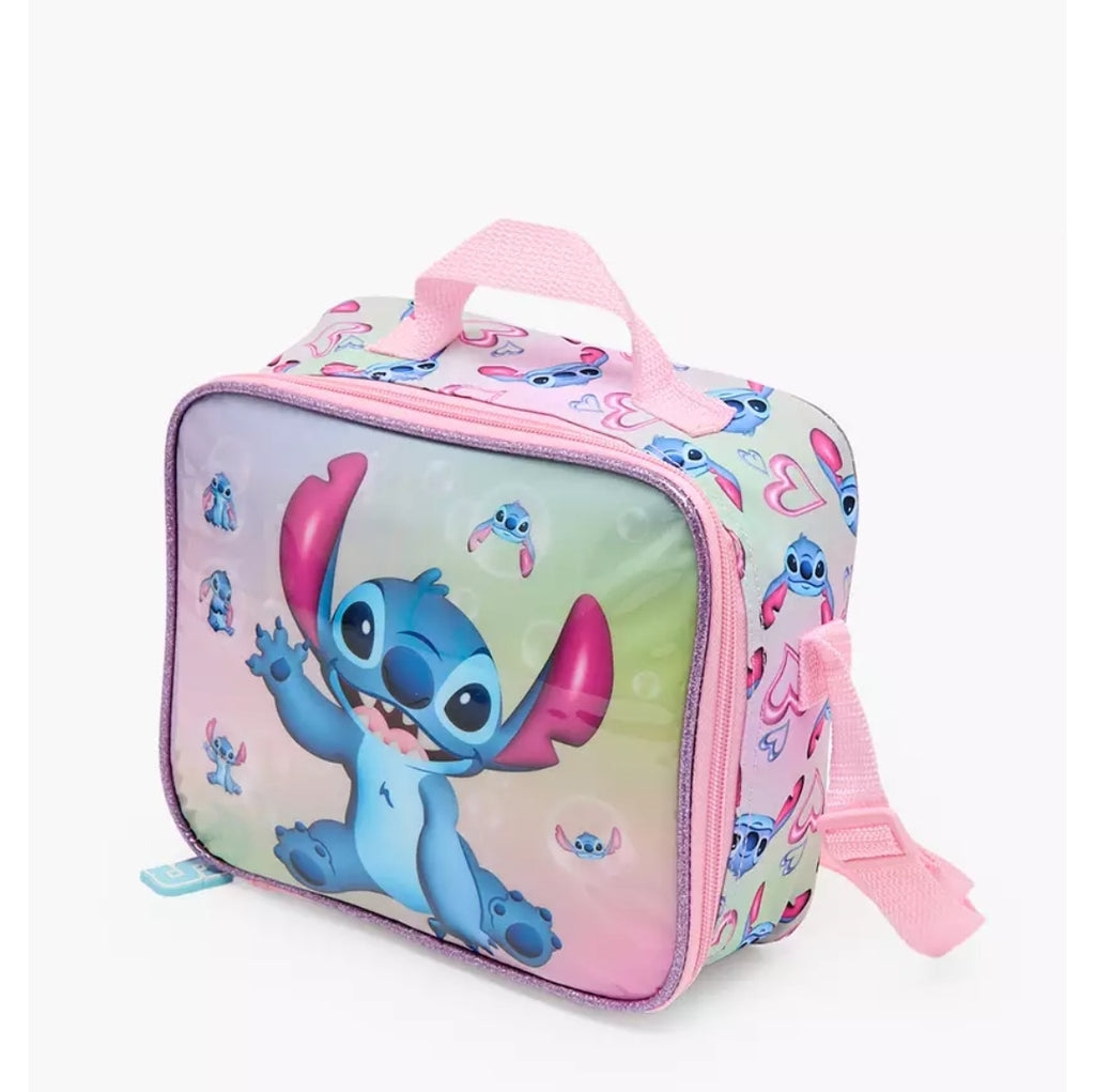 Disney Stitch Print 5-Piece School Trolley Bag Set 16 inch