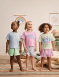 Pink/White Short Pyjamas 3 Pack
