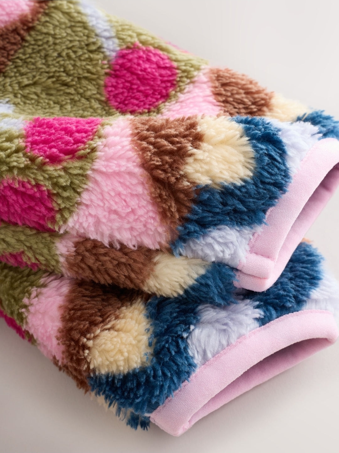 Multi Fairisle Fleece Baby Zip Jacket