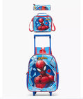 Spider-Man Print 3-Piece School Trolley Bag Set 14 inches