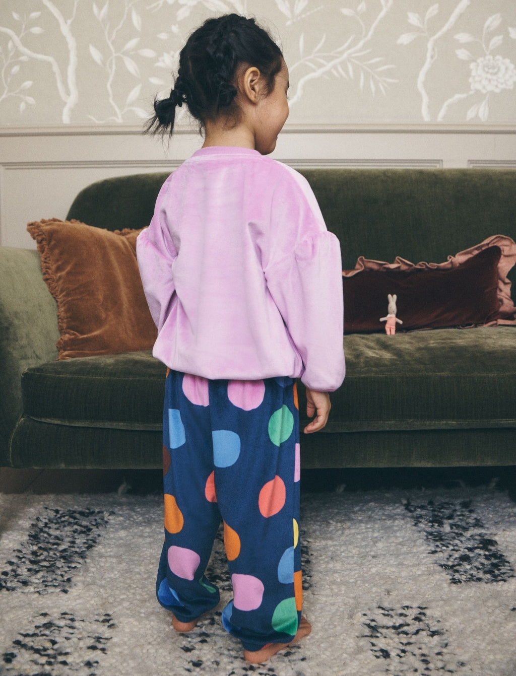 Navy Fleece Cosy Pyjamas