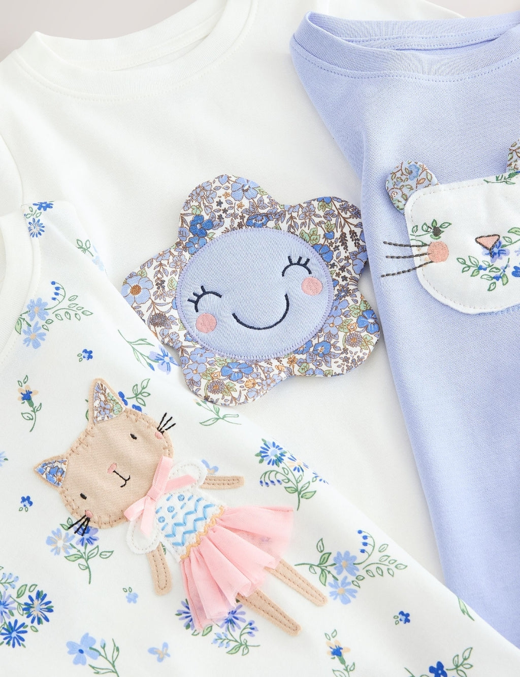 Blue Snuggle Pyjamas 3 Pack