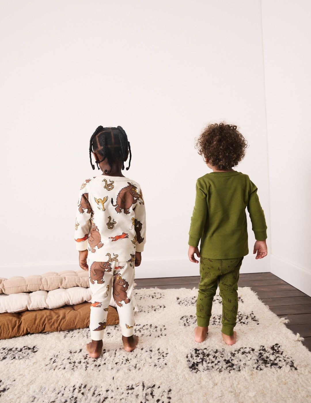 Green/Ecru Gruffalo Snuggle Pyjamas 2 Pack