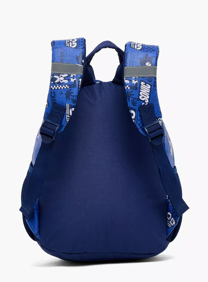 SEGA Sonic the Hedgehog Printed Backpack 14 inches