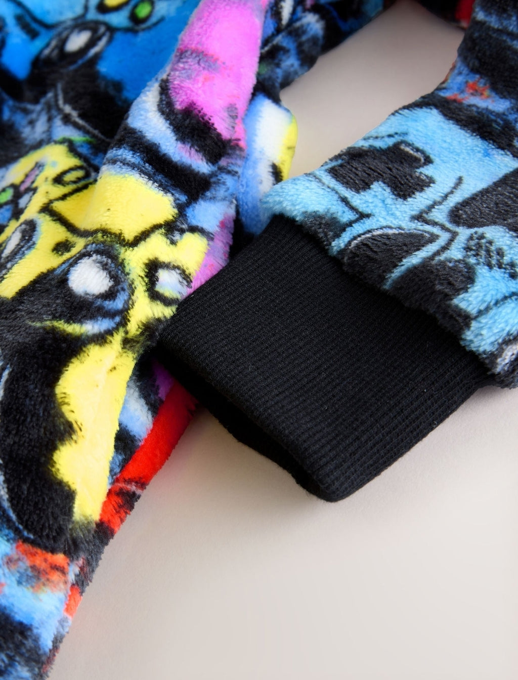 Multi Bright Gamer Fleece All-In-One