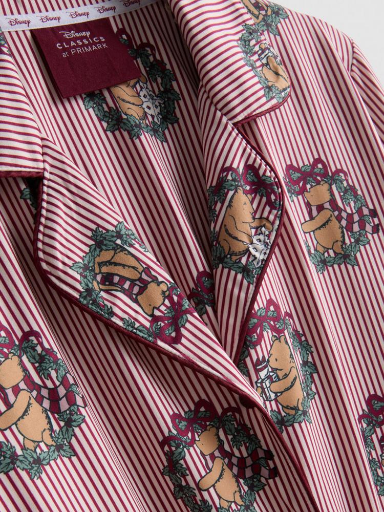 Primark Disney's Winnie the Pooh Striped Printed Boyfriend Pyjamas