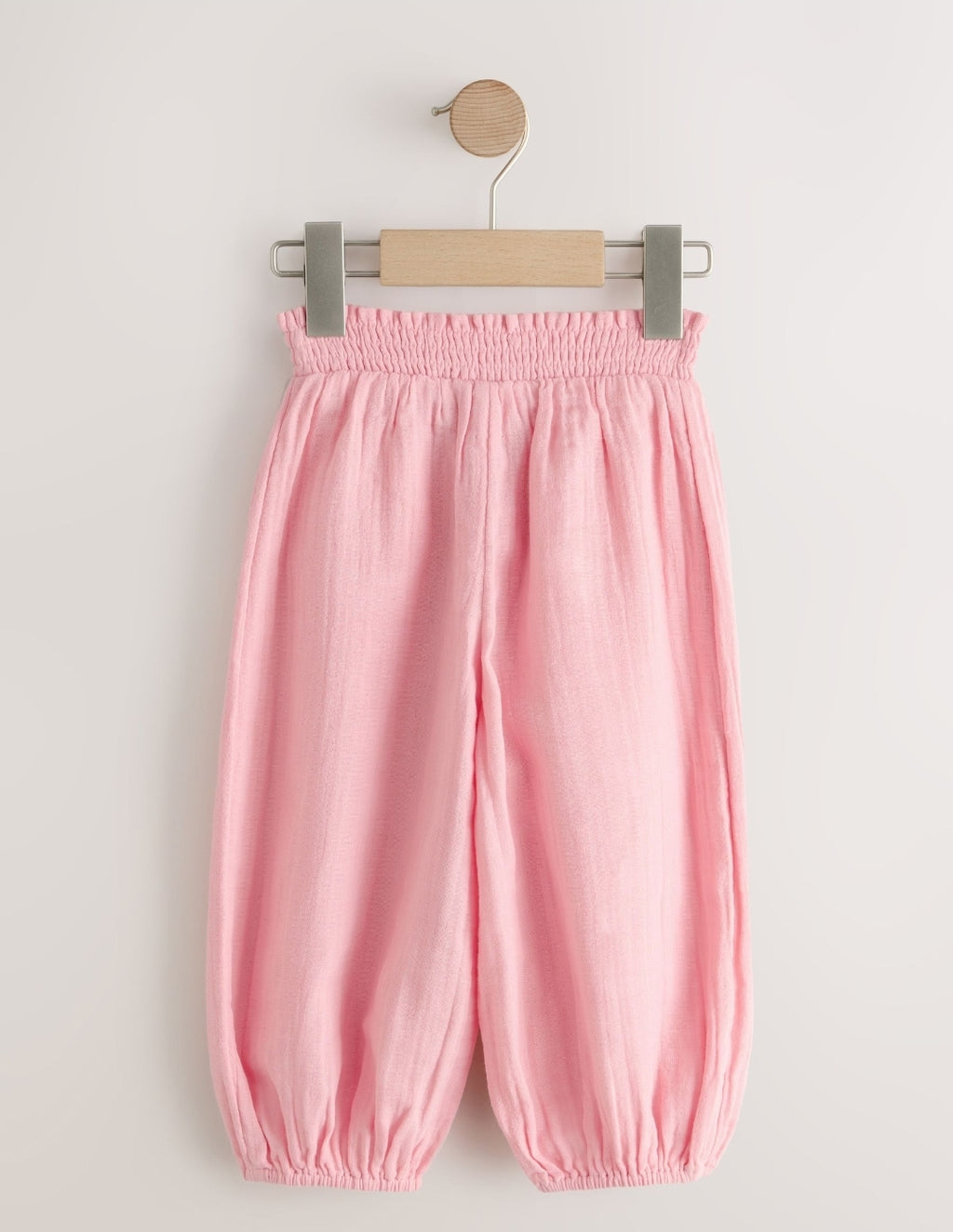 Light Pink Pull On Trousers