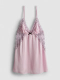 Primark V-Neck Lace Trim Chemise