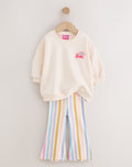 Barbie Dreamhouse Rainbow
Sweatshirt and Flare Leg Set