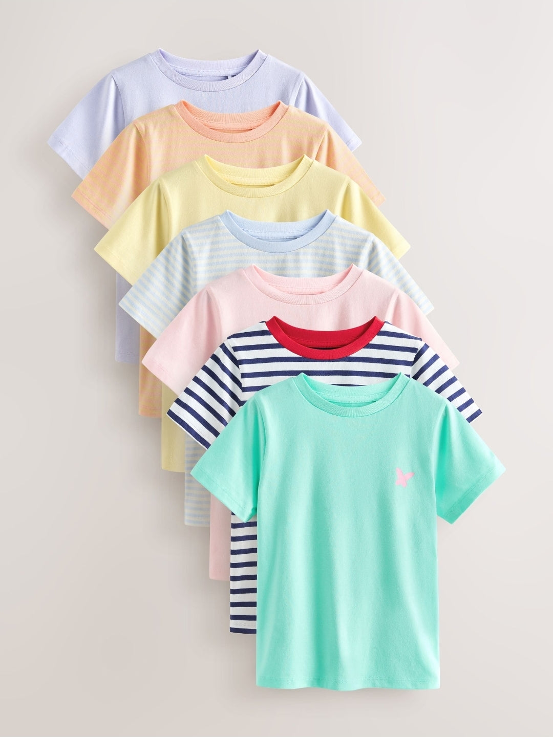Multi Graphic T-Shirts 7 Pack