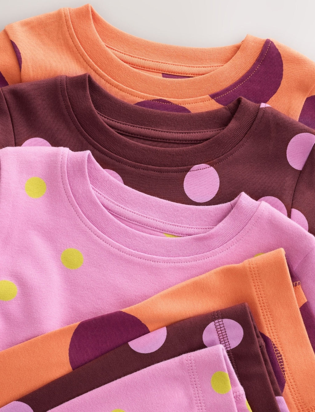 Purple and Orange Spot Snuggle
Pyjamas 3 Pack